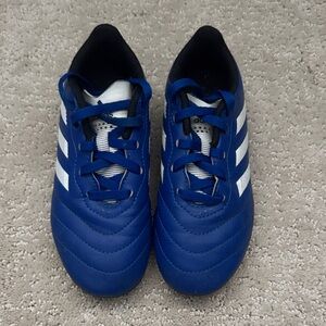 Adidas Kids Royal Blue and White Sneakers